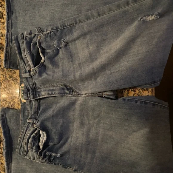 Rockin' C Women's Blue Flare Jeans - Picture 2 of 5